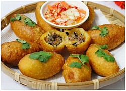 Bánh rán mặn lạ miệng, ăn kèm nước chấm chua ngọt