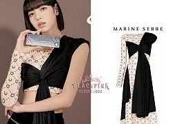 Cắt chiếc váy dài tới gót chân thành crop-top cho Lisa, stylist được tán dương đặc biệt