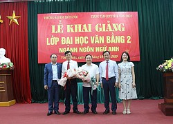 Trường ĐH Mở Hà Nội khai giảng lớp văn bằng 2 ngành Ngôn ngữ Anh tại Vĩnh Phúc