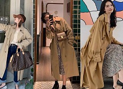 4 màu áo trench coat được những nàng sành điệu diện nhiều nhất mùa lạnh