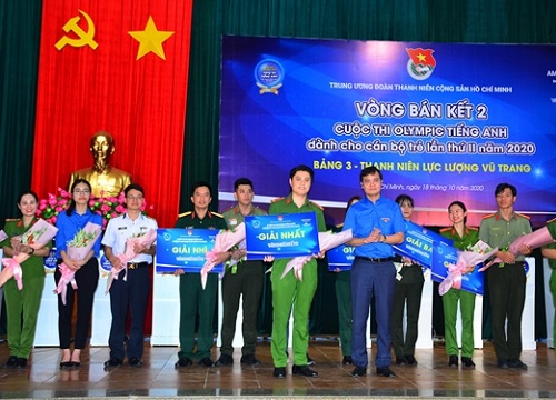 5 thí sinh lực lượng vũ trang xuất sắc vào chung kết toàn quốc Cuộc thi Olympic tiếng Anh