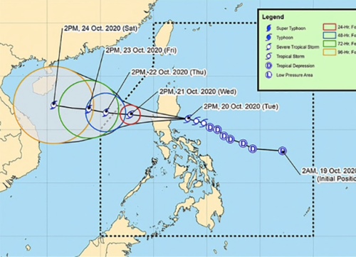 Bão Saudel đổ bộ Philippines