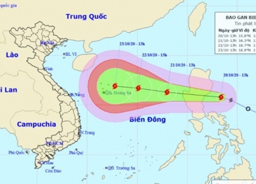 Bão số 8 - "người lính" mạnh lên khi đi vào Biển Đông