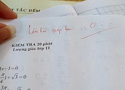 Làm bài đúng hết và không hề quay cóp nhưng nam sinh vẫn bị "ăn trứng ngỗng", lời phê của cô giáo hé lộ tất cả