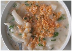 Độc đáo bánh canh mặn nước cốt dừa