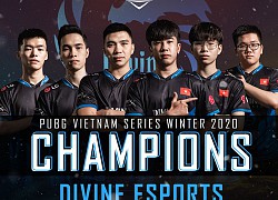 Đường dài mới biết ngựa hay, Divine Esports lần đầu đăng quang tại PUBG Vietnam Series Winter 2020