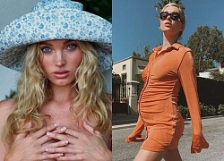 Elsa Hosk mang bầu lớn vẫn táo bạo bán nude đầy quyến rũ