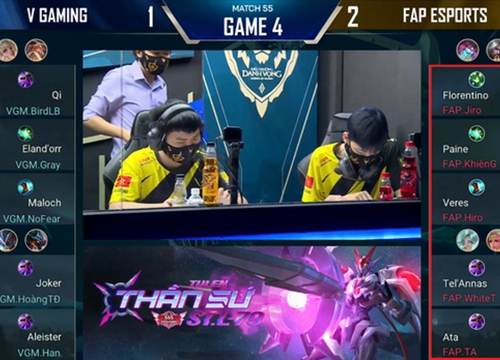 FAP Esports đúng chuẩn "rạp xiếc": Chọn đội hình theo tên tướng ghép thành FAP TV, để rồi thất bại trước VGM