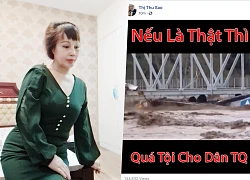 Giữa lúc cả nước hướng về miền Trung, 'cô dâu' Thu Sao gây khó hiểu khi chia sẻ sự xót xa với dân Trung Quốc