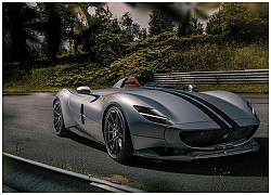 Hàng độc Ferrari Monza SP1 độ ống xả mạ vàng