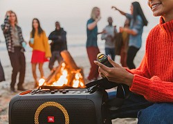 Đặt trước loa JBL PartyBox On-The-Go "rinh" cặp mic không dây và tai nghe true wireless