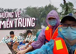 Streamer Anh Đầu Hộp dấn thân vào vùng lũ cứu trợ đồng bào miền Trung