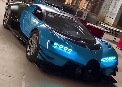 Thợ sửa ôtô tự chế siêu xe Bugatti Vision Gran Turismo