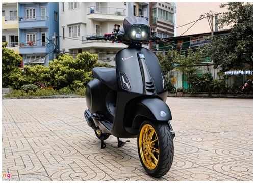 Vespa Sprint bắt mắt với gói độ 300 triệu đồng tại TP.HCM