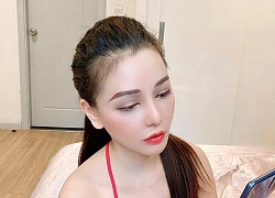 Vòng một Mon 2K căng tràn sau lớp váy ngủ ren mỏng manh