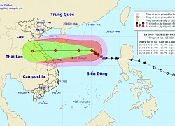 Bão số 8 trên Biển Đông hướng vào Hà Tĩnh, Quảng Trị