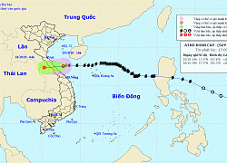 Bão số 8 suy yếu thành áp thấp nhiệt đới, bão số 9 cường độ rất mạnh và ảnh hưởng rộng
