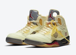 Giày Off White x Air Jordan 5 'Sail' bị đẩy giá lên 1.000 USD