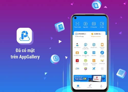 Khám phá nhiều tiện ích từ ví điện tử trên Huawei AppGallery