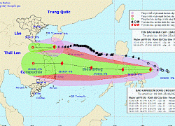 Khẩn: Bão số 8 tiến sát Hà Tĩnh Quảng Trị
