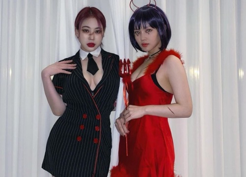 Knet sốc nặng vì bộ 3 Kpop Star lột xác sexy nghẹt thở đi chơi Halloween, Lee Hi - Park Ji Min bị nghi "dao kéo" vì như người khác