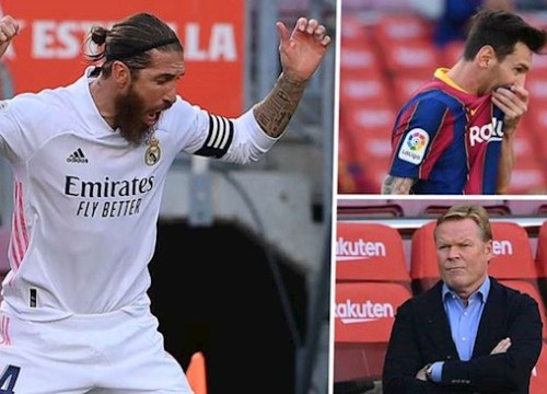 Real "lột xác" ở El Clasico: Ramos trở lại, giải cứu Zidane