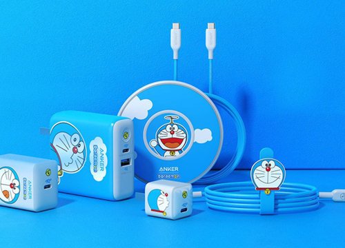 Anker ra mắt phụ kiện Doraemon dành cho iPhone 12: Có cả củ sạc, cáp sạc và đế sạc MagSafe