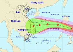 Bão Goni giảm xuống dưới cấp siêu bão khi tiến vào Biển Đông