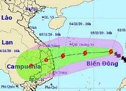 Bão Goni khi vào gần bờ mạnh cấp 9, giật cấp 11