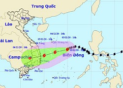 Chiều 5-11, bão số 10 vào vùng biển Quảng Ngãi đến Khánh Hòa