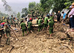 Công an Quảng Nam nỗ lực tìm kiếm nạn nhân mất tích trong vụ sạt lở Trà Leng