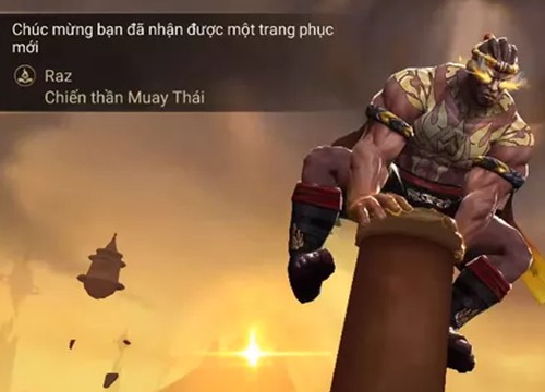 Hàng triệu game thủ Liên Quân giật mình vì cơ chế đổi thưởng mới: Chơi FREE trúng Raz Muay Thái