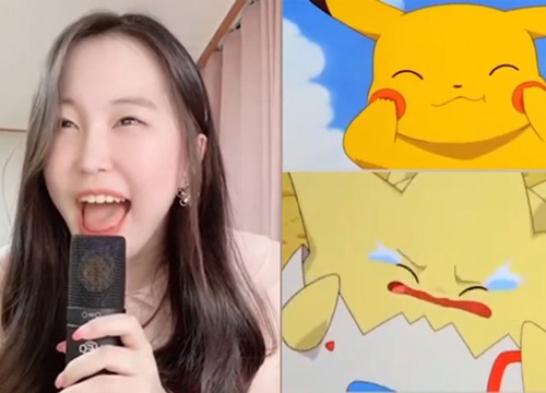 Người đẹp thu hút triệu view khi nhái giọng Pikachu