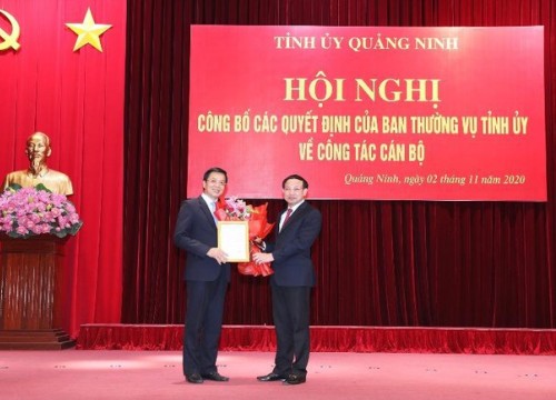 Quảng Ninh điều động, bổ nhiệm hàng loạt cán bộ chủ chốt