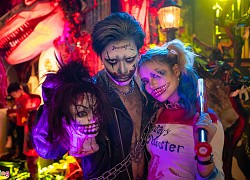 Thợ trang điểm vỉa hè kiếm tiền triệu trong đêm Halloween