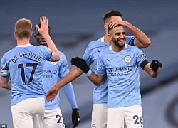 Mahrez lập hat-trick, Man City 'hủy diệt' Burnley