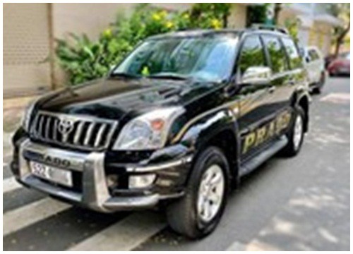 Toyota Land Cruiser Prado chạy 15 năm, bán 750 triệu ở Sài Gòn