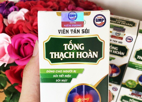 Viên tán sỏi Tống Thạch Hoàn quảng cáo gây hiểu lầm trên một số website