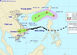 Áp thấp nhiệt đới gió giật cấp 8 trên vùng biển Quảng Ngãi - Phú Yên