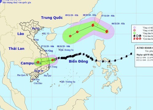 Áp thấp nhiệt đới gió giật cấp 8 trên vùng biển Quảng Ngãi - Phú Yên