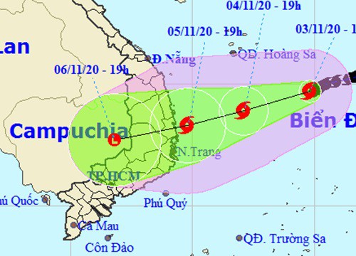 Bản tin bão khẩn cấp về cơn bão số 10