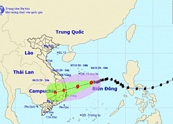 Bão số 10 đang cách Hoàng Sa khoảng 300km, đêm nay miền Trung mưa lớn