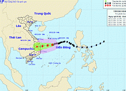 Bão số 10 sẽ đổ bộ vùng biển Quảng Ngãi đến Khánh Hòa từ chiều 5/11, miền Trung mưa lớn