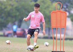 Duy Mạnh, Đình Trọng trở lại tập luyện cùng Hà Nội FC