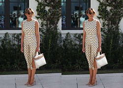 Melania diện set đồ 30.000 USD đi bỏ phiếu