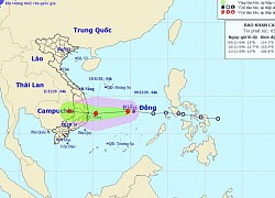 Áp thấp nhiệt đới đã mạnh lên thành cơn bão số 12, gió giật cấp 10