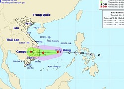 Bão số 12 hướng vào Phú Yên - Ninh Thuận, gió giật cấp 11