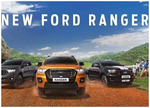 Ford Ranger 2021 ra mắt sở hữu lưới tản nhiệt hoàn toàn mới