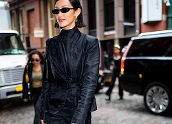 Học Bella Hadid mix match đủ kiểu với giày da siêu chất