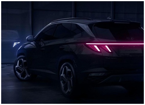 Hyundai Tucson 2022 sắp ra mắt tại Mỹ với cặp đèn pha như trong phim